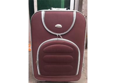 China Silk Eva Outside Trolley Case 8 Wheel Suitcase With Normal Combination Lock for sale