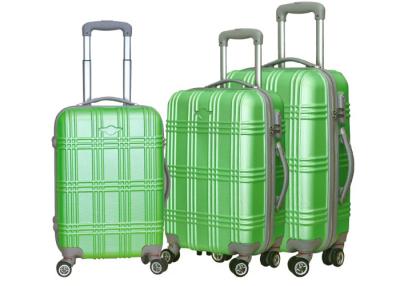 China Carry On Trolley Luggage Set 4 Wheels , ABS Business Travel Luggage Set for sale