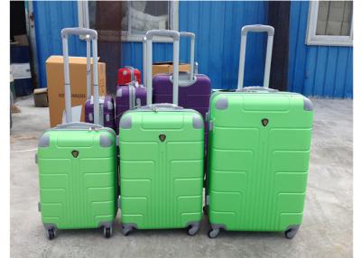 China ABS Colorful Hard Case Spinner Luggage Sets With 4 Single Universal Wheel for sale