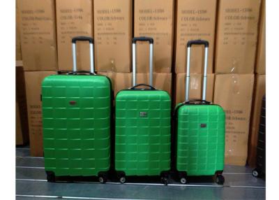 China Beautiful ABS Trolley Luggage Bag Set , Aluminum Silver Carry On Trolley Case for sale