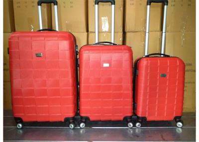 Chine Valise réglée de chariot à 3 de PCs de voyage coloré de bagage ABS de sac avec 4 roues universelles à vendre