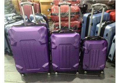 China Set Of 3 Hard Shell Spinner Trolley Luggage Set With 4 Double 360 Degree Rotating Wheels for sale