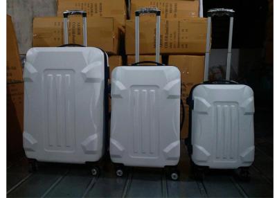 China Hard Shell Spinner ABS Trolley Luggage Carry One 3 Piece Set With 4 Airplane Wheels for sale