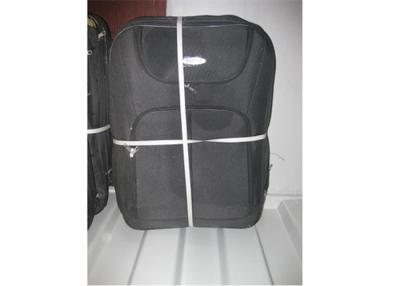 China 300D Silk Popular Soft Lightweight Trolley Case With Black Iron Trolley 20 / 24 / 28 Inch for sale