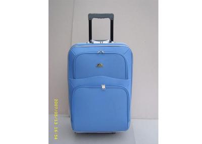 China Colorful 3 Pcs 8 Wheel Suitcase Set , Luggage Bags With Black Iron Trolley for sale