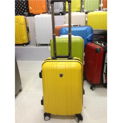 China 3 Pieces Set Aluminum Trolley Suitcase Luggage ABS Material Logo Customized for sale