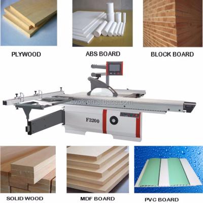 China F3200 45 Degree Horizontal CNC Slide Table Saw Wood Cutting Machine for sale