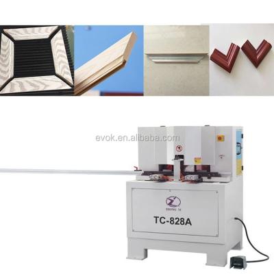 China TC-828A 45 Degree Photo Frame Dual Cutting Machine 120mm*80mm for sale