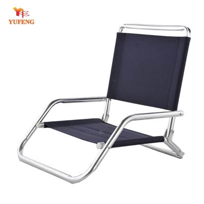 China Fishing Single Aluminum Chair Frame Camping Beach Chair for sale