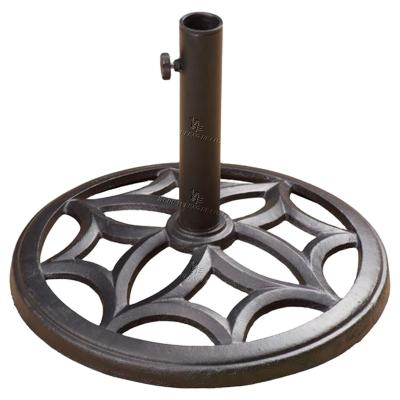 China 20 Pound Traditional Powder Coated Cast Iron Umbrella Stand for sale