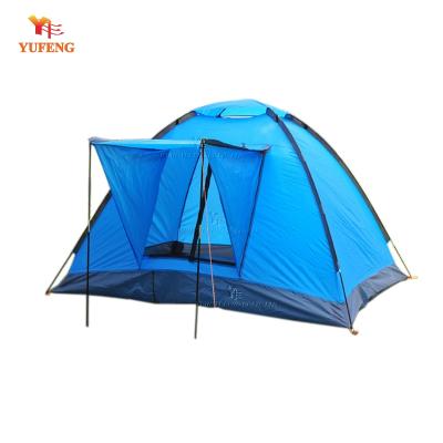 China Wholesale Fiberglass Two Person Single Layer Camping Tent for sale