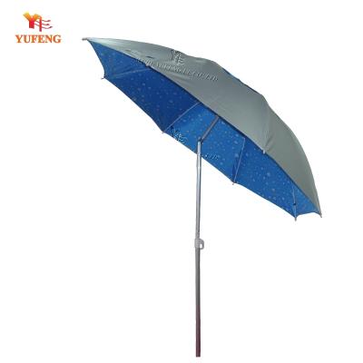 China Portable Sunproof Fishing Umbrella With Tilt 180cm*8k for sale