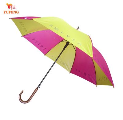 China 2022 Polyester Custom Logo Automatic Advertising Umbrella for sale