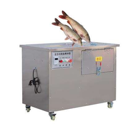 China High Pressure Water Hotels Fish Scale Remover Electric Fish Measuring Machine Fish Processing Cleaning Machine With Ce for sale