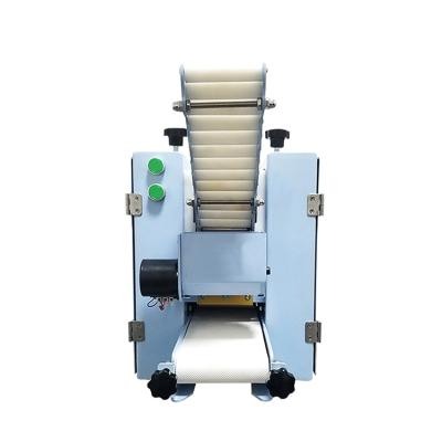 China Hotels Automatic Dough Sheeter Roti Skin Maker Dumpling / Wonton Wrapper Pasta Making Machine for sale