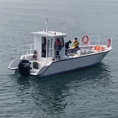 China Aluminum Alloy 10m / 32ft Customizable Aluminum Alloy Working And Fishing Cheap Boats for sale