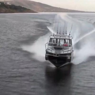 China Aluminum Gasoline Boat Catamaran Fishing Boat Yacht for sale