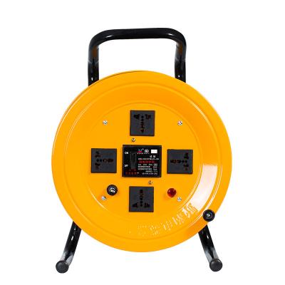 China Appliance 4*16A Socket 30M PVC 3*1.0 SQ.MM 230V Universal Household Retractable Cable Reel Cable Reel for sale