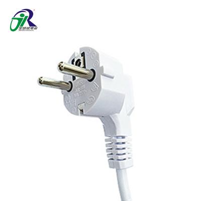 China Home Appliance 0.75mm2 300V Underground Flat Lamp Electrical Power Cord 3 Pin Male Plug for sale