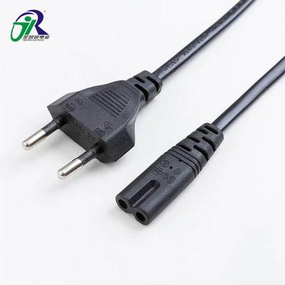 China Underground Chamber Making Machine Length 2m Extension 2 Pin AC Power Cord Plug for sale