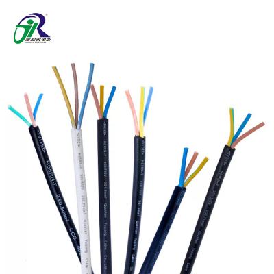 China Size Quality Underground Factory 450V/750V Insulated Electrical Wiring H05RR-F 2*1.5mm2 Power Rubber Rubber Copper Wire for sale