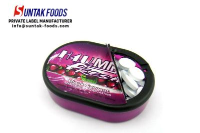 China Natural Healthy Sugar Free Fat Free Candy Blackcurrent Taste Custom Package , Flavor for sale