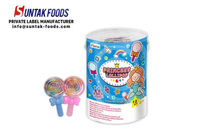 China Lovely princess Lollipop shape jelly bean candy for little girl for sale