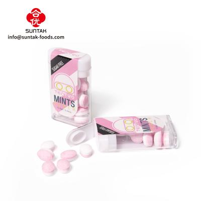 China Private label manufactures customized sugar free Tic Tac Mints Fruity Candy for sale