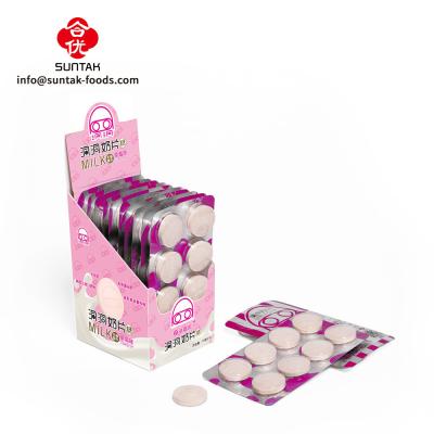 China Hot seller Fruit Milk Flavored Candy Chewy Sweet Cow Milk Candy for sale