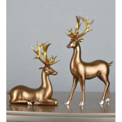 China Art Decor Lucky Deer Wedding Gift Favors For Home Decoration for sale