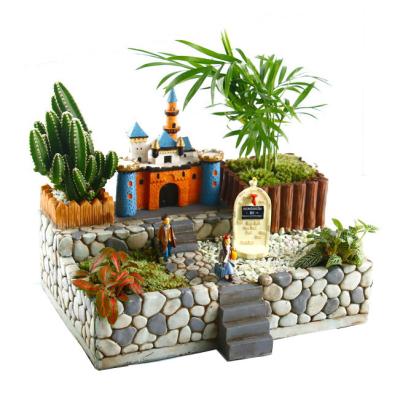 China Europe Small Yard Creative Home DIY Miniature Garden Farm Plants Succulent Pot for sale