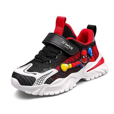 China Fashion kid flexible sneakers 2021 new casual walking shoes buckle strap sports running shoes for boys for sale