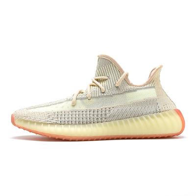 China Putian Flexible Sneakers Wholesale Pulsating Shoes Breathable Men Cushion Casual Yeezy 350 Running Shoes V2 for sale