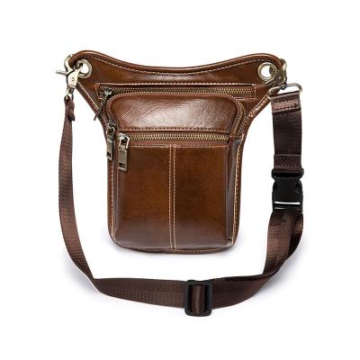 China Fashion Men's Vintage Shoulder Bag Diagonal Anti-theft Chest Bag Pu Short-distance Travel Leather Messenger Bag for sale