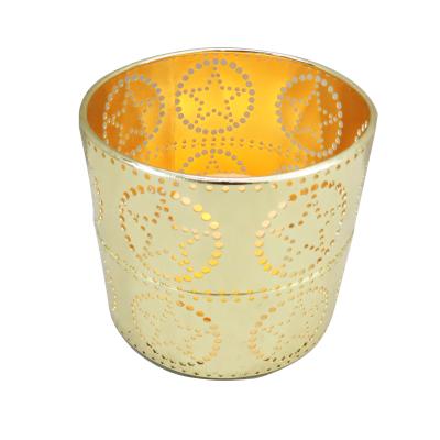 China Home Decoration Metal Tealight Holder Metal Tealight Holder Votive Container for sale