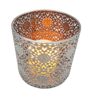 China Home Decoration Metal Tealight Holder Metal Tealight Holder Votive Container for sale