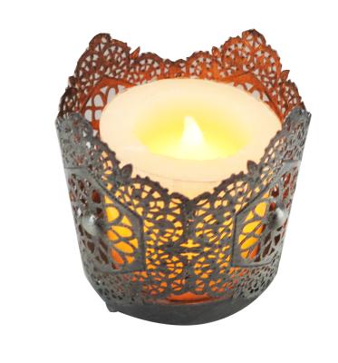 China Home Votive Metal Tealight Holder Metal Candle Holder Votive Decoration Container for sale