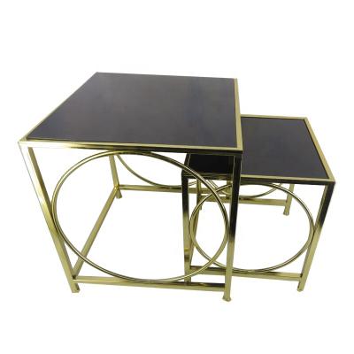 China Modern Metal End Table 2 Set for sale