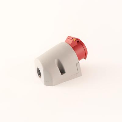 China LX ECO IP44 380V 3P+PE 214 Pin Industrial Plug and Socket 4 Female 4 Pole Industrial Socket for sale