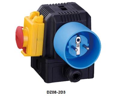 China ABS plastic motor switch IP55/IP54 /push button electromagnetic switches manufacturer, motor protection switch DZ08-2D3 for sale