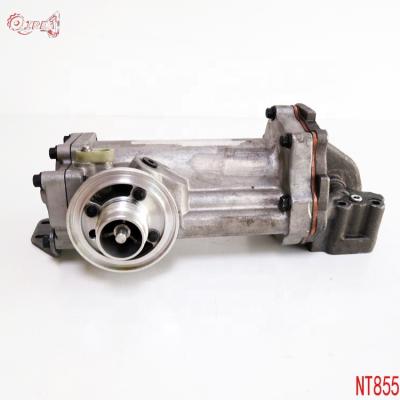 China NT855 Excavator Diesel Engine Cooling System Oil Cooler Assembly 4061462 For Machinery Part for sale