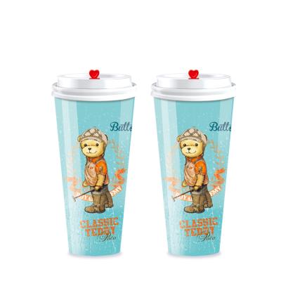 China Beverage Tea/Milk/Drink And So On Hot Sale Free Sample Plastic Disposable Juice Cup Beverage Cup for sale