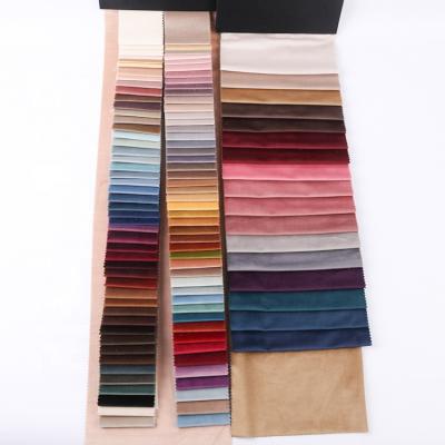 China 300cm Shrink-Resistant Luxury Soft Plush Holland Velvet Fabrics Upholstery Furniture Dyed Sofa Fabric For Home Textile for sale