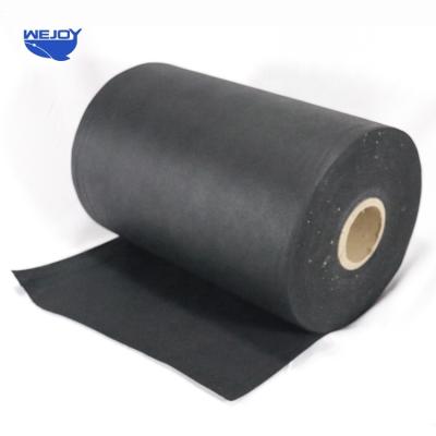 China ***70-200GSM PP Bond Nonwoven Spund Black Backing Fabric for sale