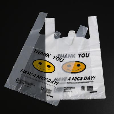 China Disposable Custom Cute Plastic Pouches Delivery Plastic Shopping Bag for sale