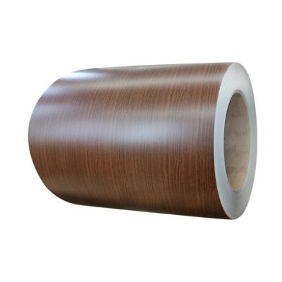 China Pipe Making Cheap ppgi prepainted galvanized steel coil / color coated aluminum sheet , wood grain color coated steel coil pattern PPGI PPGL for sale