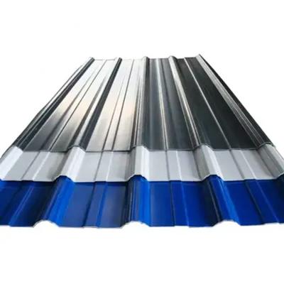 China 14 Roofing Material Gauge , Ral Color Customizable Corrugated Steel Color Coated Corrugated Steel Roofing Sheets for sale