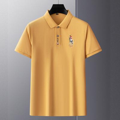 China Custom Printing Anti-pilling Embroidery Logo Polo Uniform Cotton 100% Cotton Sports High Quality Mixed Size Golf Polo Shirts Men for sale