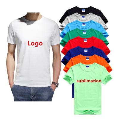 China Anti Pilling Custom T Shirt Printing Blank T Shirt With Logo For Men Your Own Brand Heat Transfer Customize Tees With Tag Custom Shirts for sale