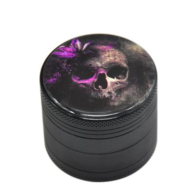 China Aluminum Alloy 4 Layer Diameter 50Mm Aluminum Alloy Hand Smoke Grinder Molinillo De Malezas for sale